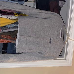 Crop top crew neck